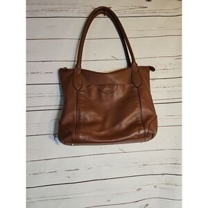 LODIS  Sierra Tote Pebbled Brown Leather Purse Brown Travel BAG‎ trolley Sleeve